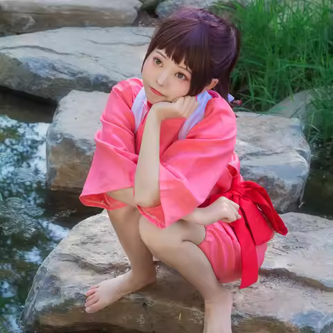 Spirited Cosplay Nigihayami Kohakunushi Ogino Chihiro Away Costume Performance Uniform Suit Hallowee