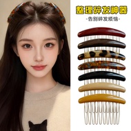 Forehead Fringe Hair Organizer Invisible Clip Comb Women Acetate Hair Comb High Crown Hair Clip PHC6