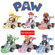 Paw Patrol Action Figure Set/Car Toy Display Kart Pull Back Skye Marshall Chase Rubble Zuma
