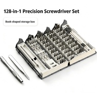 128 in 1 Manual Screwdriver Tool Set 128-Piece Set Magnetic Electronic Repair Precision Tool Kit