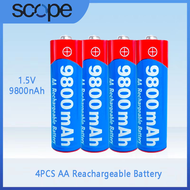 AA rechargeable 1.5V 9800mAh 1.5V New Rechargeable AA battery for led light toy Camera Microphone ba