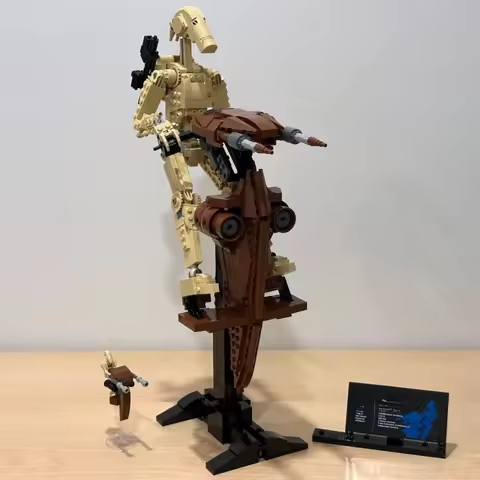 2025 new Battle Droid 75428 Building Blocks Robot Alien Model Bricks 1088Pcs Assemble Toys Creative 