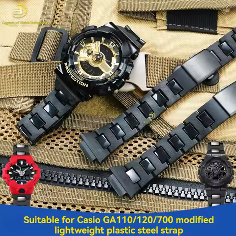 For Casio Watch GA110/100/120 GA700/400 GBX100 DW5600 Modified Lightweight Composite Plastic Steel W