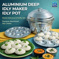 Anodized Aluminium Deep Idly Maker 12/17/19/23 Cavity Commercial Idli Pot Heavy Duty Steamer Restaur