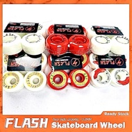(Ready Stock) FLASH (Two side Graphic)Skateboard Wheel 53mm (102A)🛹