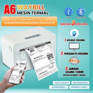 Thermal Printer Bluetooth Waybill Barcode Shipping Bluetooth A6 Printer