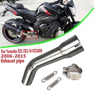 Big sale FZ 1000 Motorcycle Modification Exhaust Middle Link Pipe Muffler for Yamaha FZ1 FZ1-N FZ100