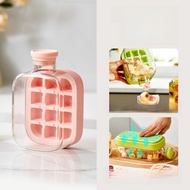 Khay Đá Silicon Dung Tích Lớn Cấp Thực Phẩm Có Nắp Đậy Máy Làm Đá Hộp Đựng Đá Dụng Cụ Nhà Bếp Dụng C