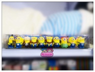 ❤♡♥Ready Stock in ✔MALAYSIA♥♡❤ MINNIONS Rubber/Plastic Figures Set 8pcs Cake Topper Figures Cartoon/