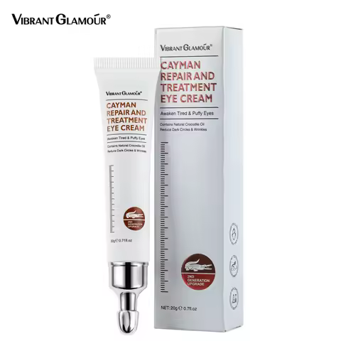 Vibrant Glamour Crocodile Oil Eye Cream VG-YB003 Anti Aging Reduce Dark Circles Puffiness Fine Lines