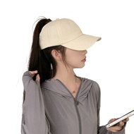 Women's High-Cut Baseball Cap Spring &amp; Fall Peaked Cap Sun Protection Hat Air Top Sunhat Sun Hat UV-Proof Running