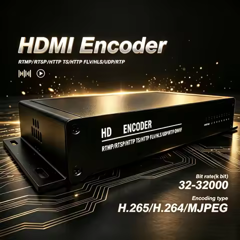 4 8 Channel Hdmi to IP Encoder IPTV TV System Front-End H265 /H264 4K Ultra Live Platform Streaming 