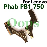 For Lenovo PHAB PB1-750 PB1-750N PB1 P750 Phone USB Charging Port Dock Connector Charge Board Flex C