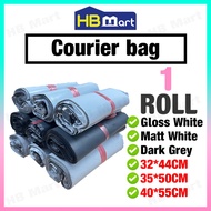32x44cm 35x50cm 40x55cm Large Size Courier Bag Flyer Premium Grade White Matt Gloss Grey Packaging S