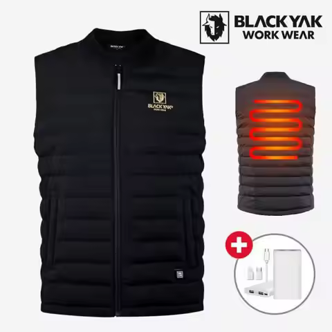 BLACK YAK Fall Winter USB Hiking Padded Vest Heating