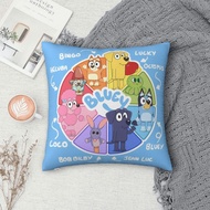 Bluey 18''x18'' (45cm*45cm) Fashion Printed Pattern Pillow case, Without Pillow