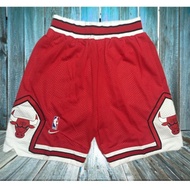 NBA Shorts Chicago Bulls Sports shorts red