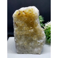 Citrine Cluster [ Citrine Raw Stone] 黄水晶镇 水晶摆件 招财 Crystal Raw stone Decoration CC1