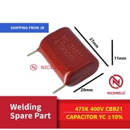475K 400V CBB21 Capacitor YC ±10% - Welding Spare Part 475k400v 475400V 😬