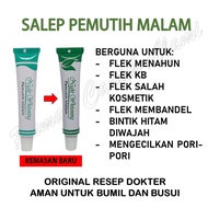 KEMASAN BARU!! EXP TERBARU!! Salep Pemutih Malam Liz Skincare Night Whitening 10 gr Pemudar dan Peng