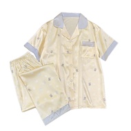 Baju Tidur piyama/Piyama wanita sutra sintetis yang baru diimpor/baju tidur/baju piyama/baju tidur w