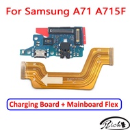 Charging Board+Main Board Flex For Samsung A71 A715F USB Charging Board