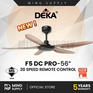 (Sirim) DEKA F5DC PRO Ceiling Fan Remote Control 10+10 Speed Kipas Siling Syiling Cooling 风扇