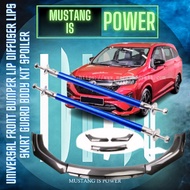 【OFFER PRICE AND HIGH QUALITY】ALZA MYVI SAGA ARUZ Universal Front Bumper Lip Diffuser Lips Skirt Gua