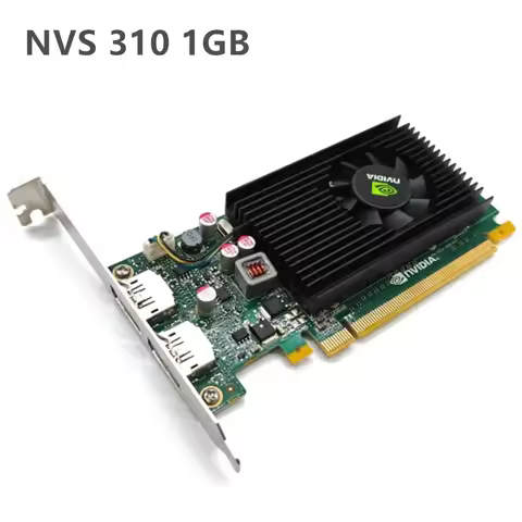 Original graphics card for NVIDIA Quadro NVS 310, 1GB GDDR3, PCIe x16, DisplayPort, 100% tested, fas