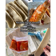 Keropok Nipis Terengganu dapat sekali sos