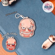 Attack on Titan (AoT) Colossal Titan Keycharm Acrylic Anime Keychain (Ganci)