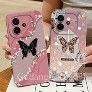 Softcase Iqoo Z9 / Iqoo Z9 Turbo/ Iqoo Z7/ Iqoo Z7x 5G Butterfly Motif Case Pro Camera Flexible