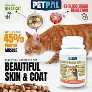 Petpal Brewer Yeast Cat Fur Recovery | Beautiful Skin, Coat | Healthy Blood Sugar | Omega-3 & GTF