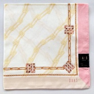 DAKS 復古圍巾 織紋絲棉 23 x 23 英吋