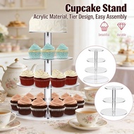 Dessert Stand Cupcake Stand Food Display Stand 3/4Tier Acrylic Cake Stand