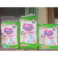 Pampers meries Pants Type s40/m34/L30/xl26