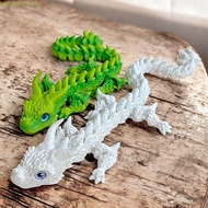 TRENDYSTYLE 3D Printed Dragon, Simulated Eye All-in-one Molding 3D Printed Diceratops Dragon, Chines