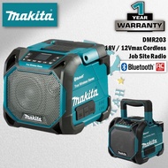MAKITA DMR203 18V / 12Vmax Cordless Job Site Speaker