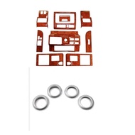Fj70 accessories Land Cruiser 70 series accessories air vent cover wooden dashboard panel cover inte