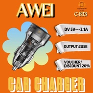 AWEI C833 TRANSPARENT CAR CHARGER 3.1A