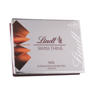 Lindt 瑞士蓮 經典薄片 牛奶巧克力  125g  1盒