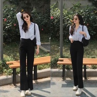 2-button high-waisted flared pants made of snow and rain SALT Q501 P0/K31