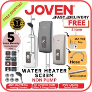 JOVEN SC33M INSTANT WATER HEATER FREE HOSE, WIRE 1METER , PLUG) SIRIM 热水器