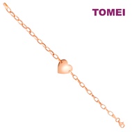 TOMEI Love Chain Bracelet Rose Gold 585