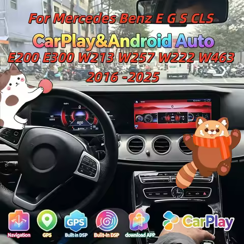 H Dual Screen Multimedia Wireless Carplay Radio For Mercedes Benz E G S CLS E200 E300 W213 W257 W222