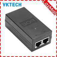 [Vktech] 24V 0.5A 24W Desktop POE Power Injector Ethernet Adapter Surveillance CCTV
