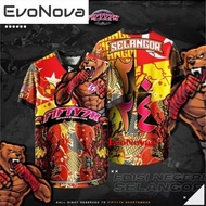 EvoNova FIFTY7K 14 NEGERI (SELANGOR) SUBLIMATION JERSEY NFL Edition Kering Cepat Selesa Uniseks Lela
