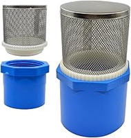 Cotonlake 3inch stainless steel filter cover connected to DN80/3" blue PVC filter water pipe, Suctio