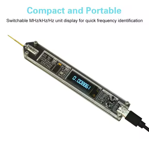 200Hz to 100MHz Pen Frequency Meter OLED Display Frequency Counter Detector for Electrician Tool