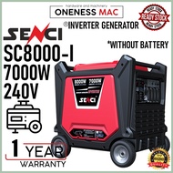 ''SENCI'' SC8000i Petrol Silent Inverter Generator - 7.5kW